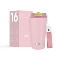 [B2B Sample Order] Leak-Proof Stainless Steel Double-Wall Vacuum Insulated Tumbler with Straw Port (16oz) | Free Digital Mockup & Custom Logo