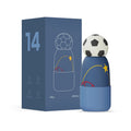 [B2B Sample Order] 14oz Kids Football Lid Vacuum Insulated Stainless Steel Water Bottle | Custom Logo & Free Mockup
