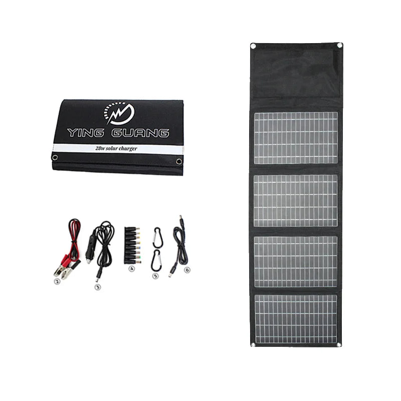 [B2B Sample Order] Waterproof 600D Foldable Monocrystalline Solar Panel (10W-60W) Dual USB | Custom Logo & Free Mockup