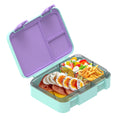[B2B Sample Order] 3-Compartment Removable 304 Stainless Steel Kids Bento Lunch Box with DIY Charm Lid (960ml) | Standard & Custom OEM Sample