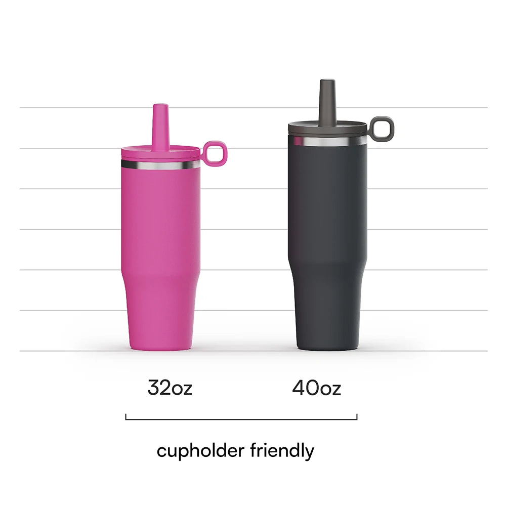 [B2B Sample Order] Stainless Steel Vacuum Insulated Car Travel Tumbler (32oz/40oz) | Free Digital Mockup & Custom Logo
