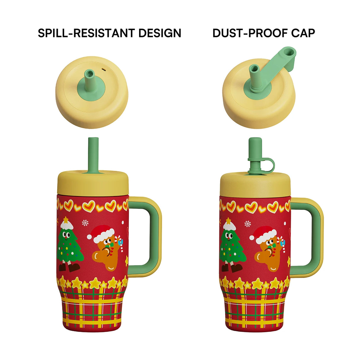 [B2B Sample Order] BPA-Free Stainless Steel Insulated Tumbler with Silicone Sip-Straw (12oz/18oz/22oz) | Free Digital Mockup & OEM Customization