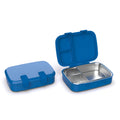 [B2B Sample Order] 2-Compartment Removable 304 Stainless Steel Bento Lunch Box with Thermal PP Shell (800ml) | Standard & Custom OEM Sample