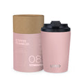[B2B Sample Order] Flip-Open Stainless Steel Double-Wall Vacuum Insulated Coffee Mug (8oz / 12oz) | Free Digital Mockup & Custom Logo