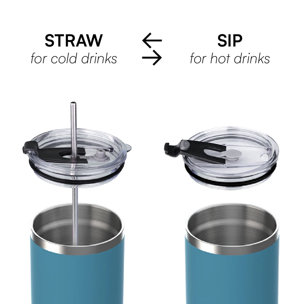 [B2B Sample Order] Sweat-Proof Double-Wall Stainless Steel Vacuum Insulated Tumbler (10oz - 40oz) | Free Digital Mockup & Custom Logo