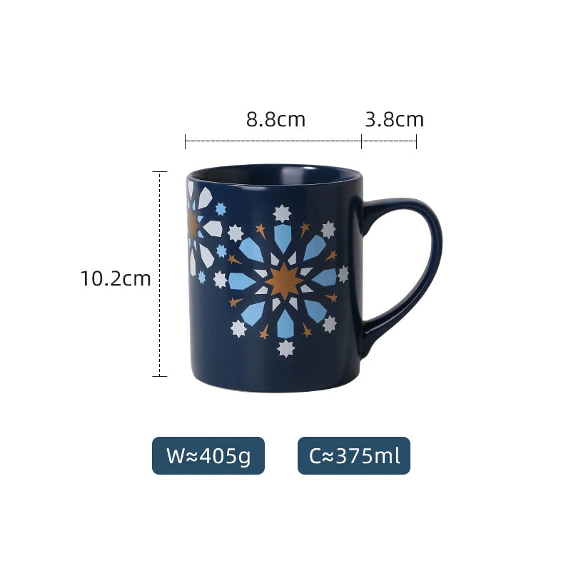 Luxury Golden Arabic Turkish Dallah Pot & Ceramic Coffee Mug Set | Middle East Drinkware