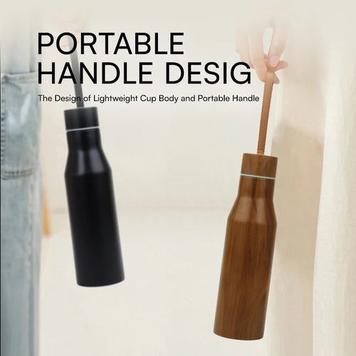 KOLINK 500ml Double-Wall Insulated Stainless Steel Water Bottle with Carrying Rope - B2B Sample Order
