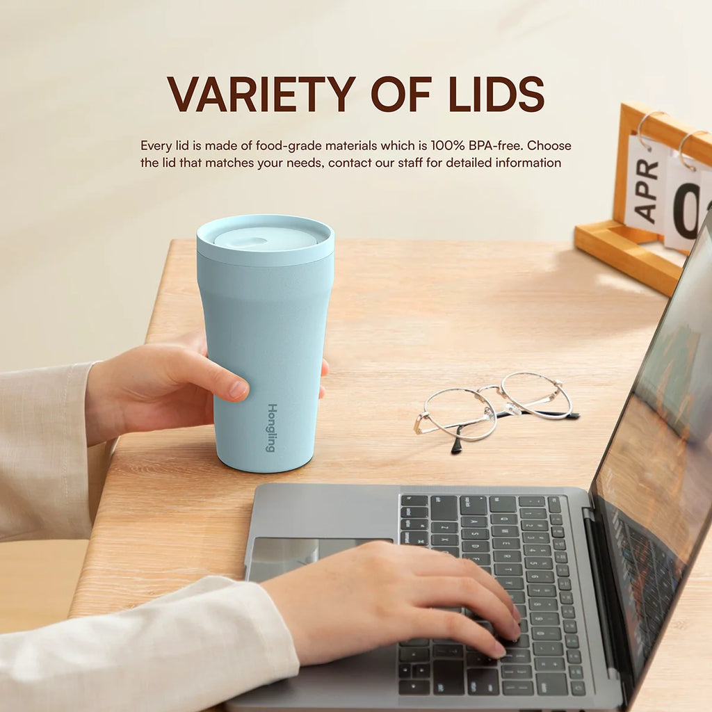 [B2B Sample Order] KOLINK Double Wall Vacuum Insulated Travel Coffee Mug with Lid (12oz/16oz) | Custom Logo & Free Mockup