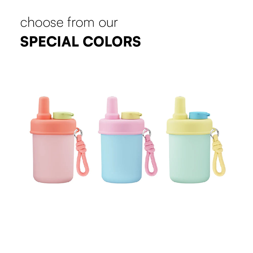 [B2B Sample Order] Leak-Proof Stainless Steel Vacuum Insulated Tumbler with Carry Strap (12oz) | Free Digital Mockup & Custom Logo