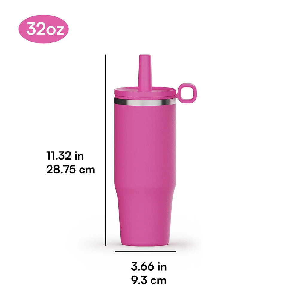 [B2B Sample Order] Stainless Steel Vacuum Insulated Car Travel Tumbler (32oz/40oz) | Free Digital Mockup & Custom Logo