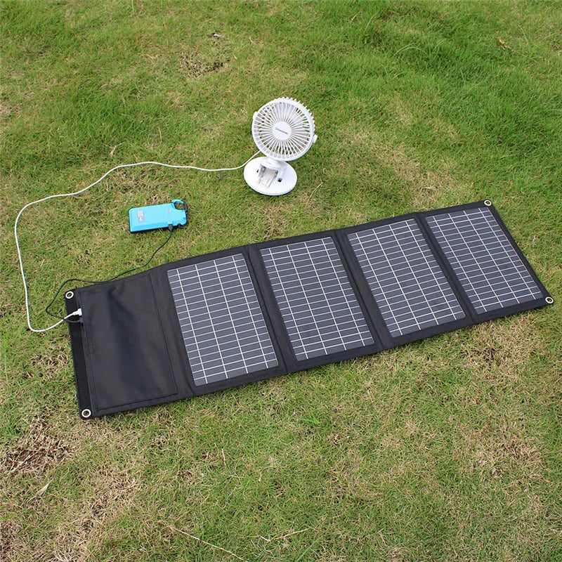[B2B Sample Order] Portable Foldable Solar Panel (21W-400W) Waterproof Monocrystalline Charger | Custom Logo & Free Mockup