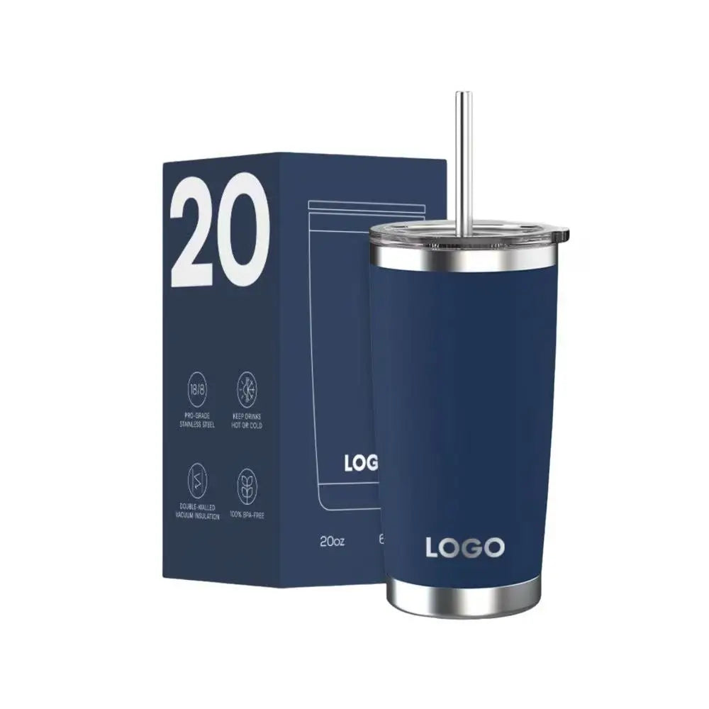 [B2B Sample Order] Portable Double-Wall Stainless Steel Vacuum Insulated Tumbler (10oz - 40oz) | Free Digital Mockup & Custom Logo