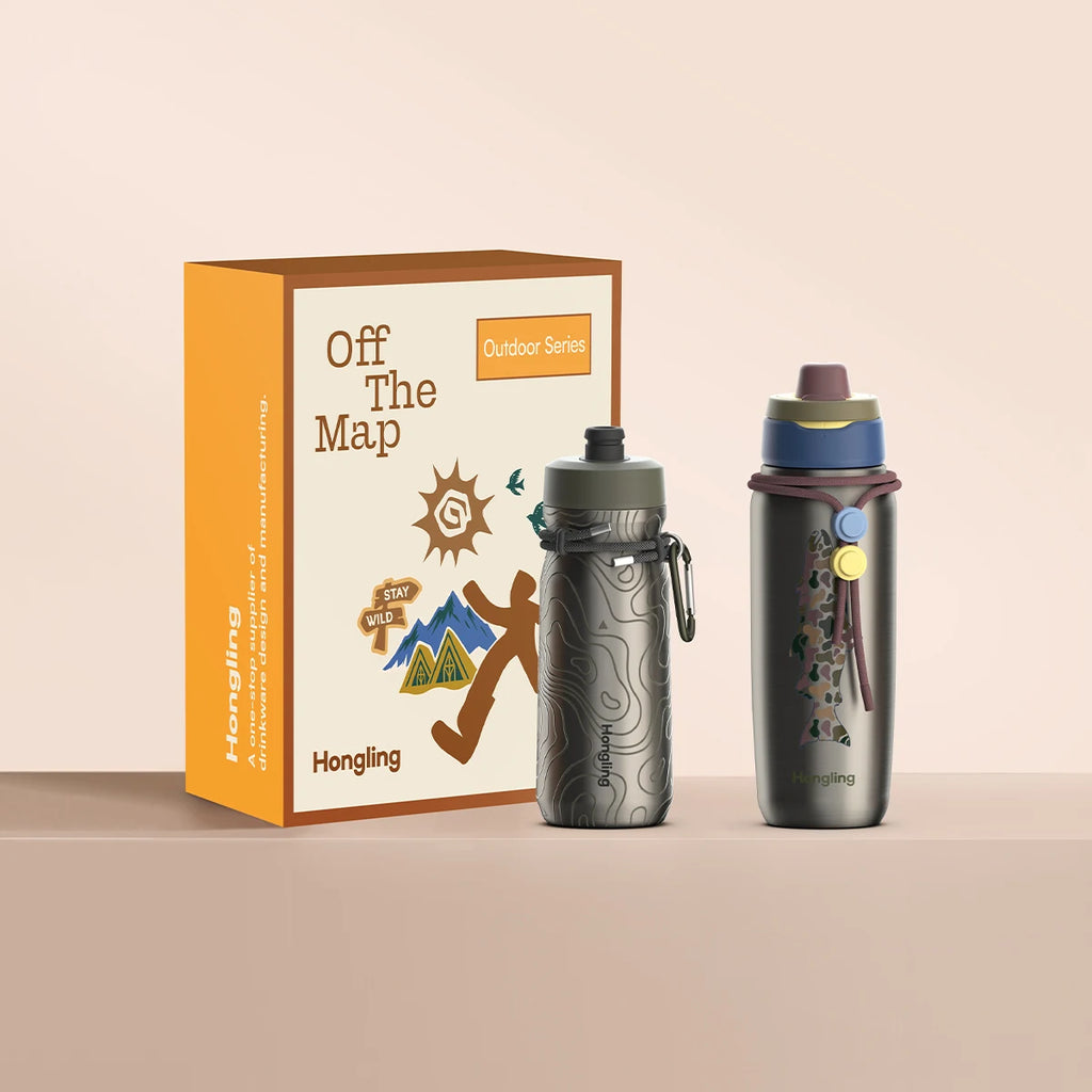 [B2B Sample Order] 100% Leakproof Double Wall Stainless Steel Vacuum Insulated Water Bottle Gift Set (420ml) | Custom Logo