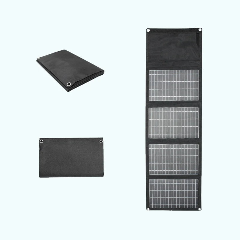 [B2B Sample Order] Portable Foldable Solar Panel (21W-400W) Waterproof Monocrystalline Charger | Custom Logo & Free Mockup