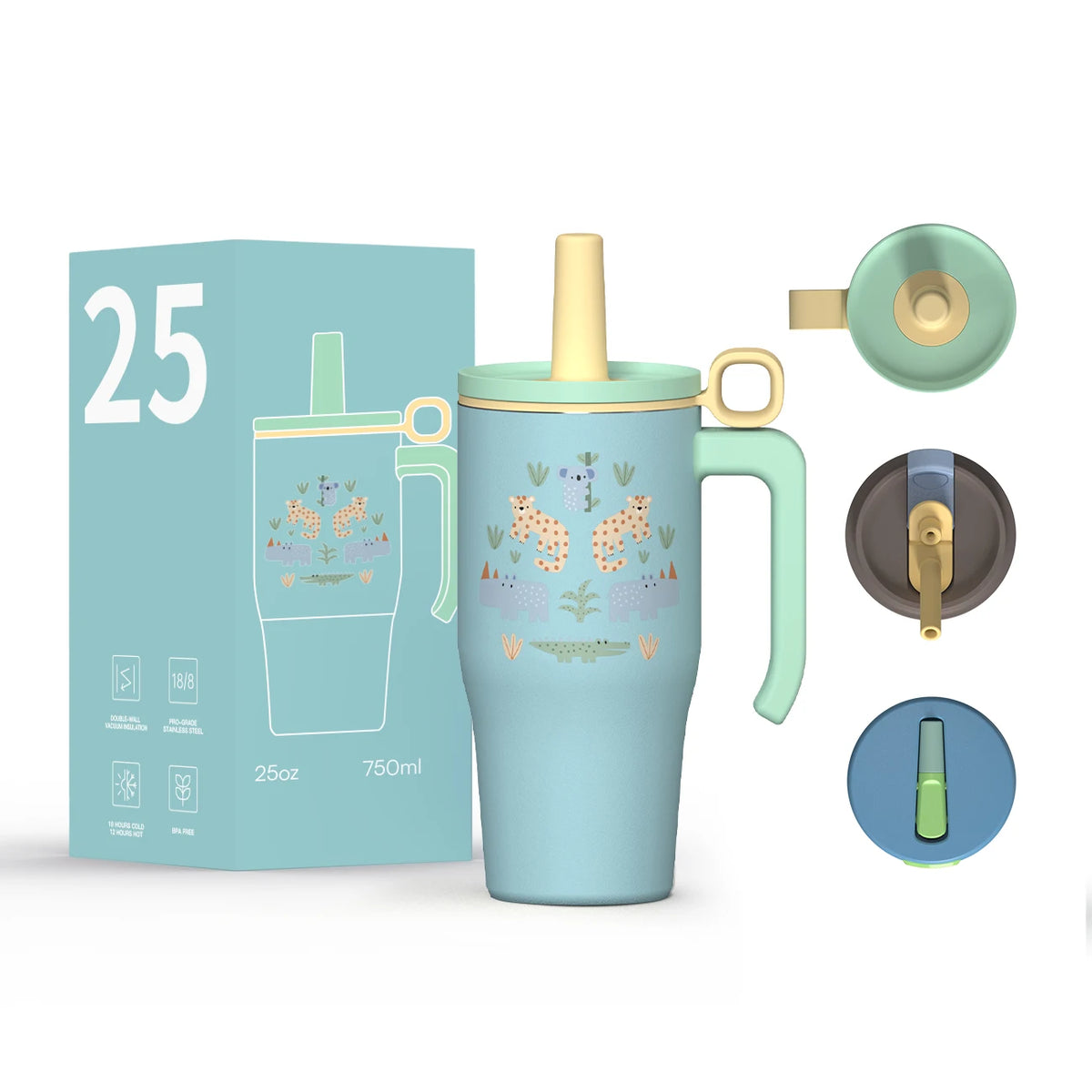 [B2B Sample Order] Double-Wall Stainless Steel Vacuum Insulated Travel Tumbler (18oz/25oz) | Free Digital Mockup & Custom Logo