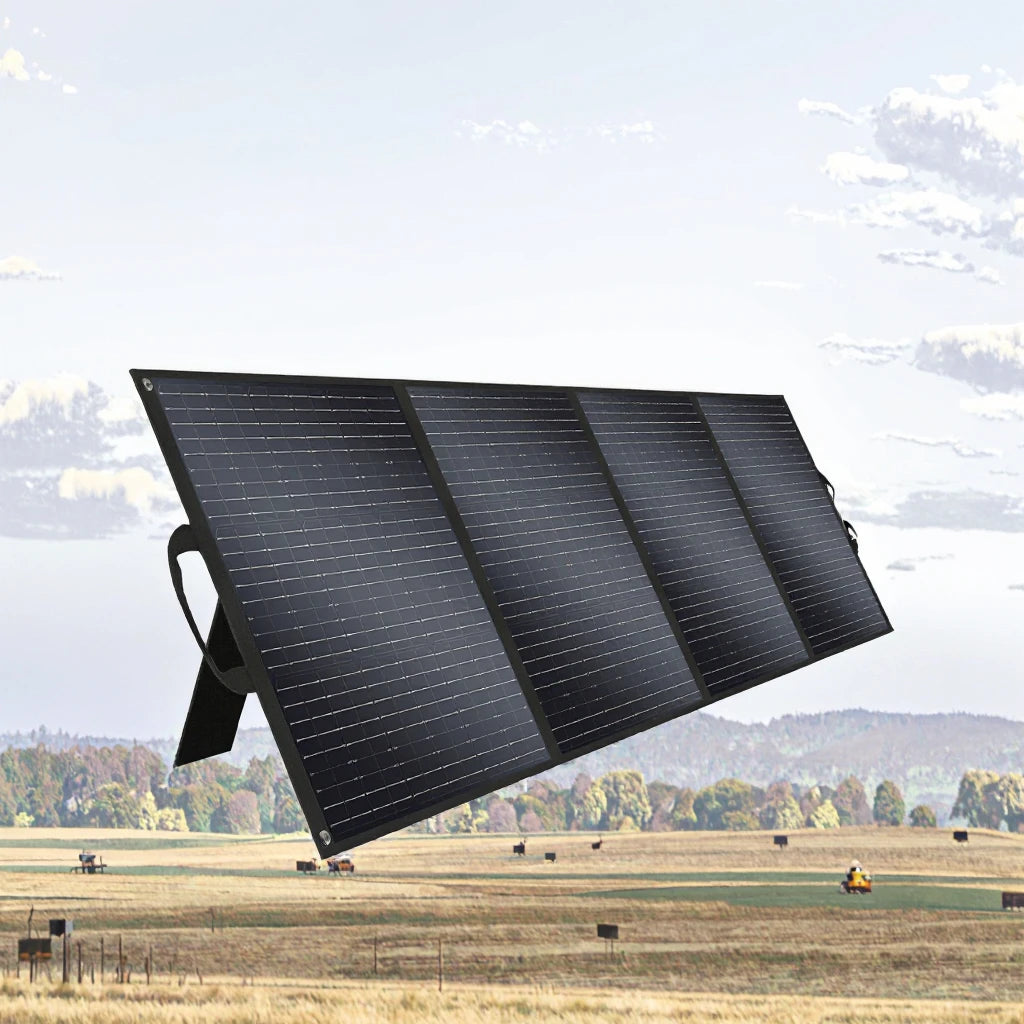 [B2B Sample Order] Foldable Black Solar Panel (200W/400W) 23.4% Efficiency | Custom Logo & Free Mockup