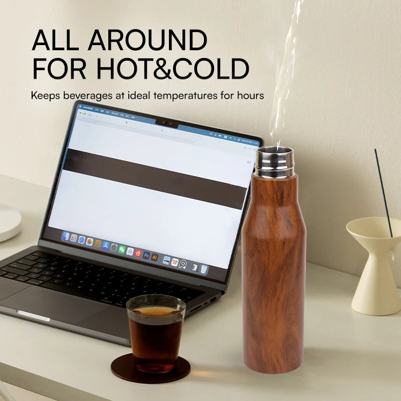 KOLINK 500ml Double-Wall Insulated Stainless Steel Water Bottle with Carrying Rope - B2B Sample Order
