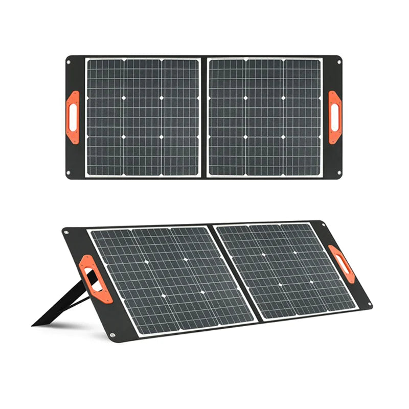 [B2B Sample Order] 100W Portable Foldable Monocrystalline Solar Panel Kit 20V/5A | Custom Logo & Free Mockup