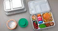 [B2B Sample Order] 2-Piece Nesting 304 Stainless Steel Round Snack & Sauce Containers (50ml + 175ml) | Custom Logo & Free Mockup