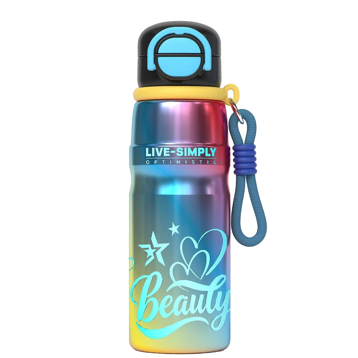 [B2B Sample Order] 316 Stainless Steel Insulated Sports Bottle with Straw (480ml/600ml) | Custom Logo & Free Mockup