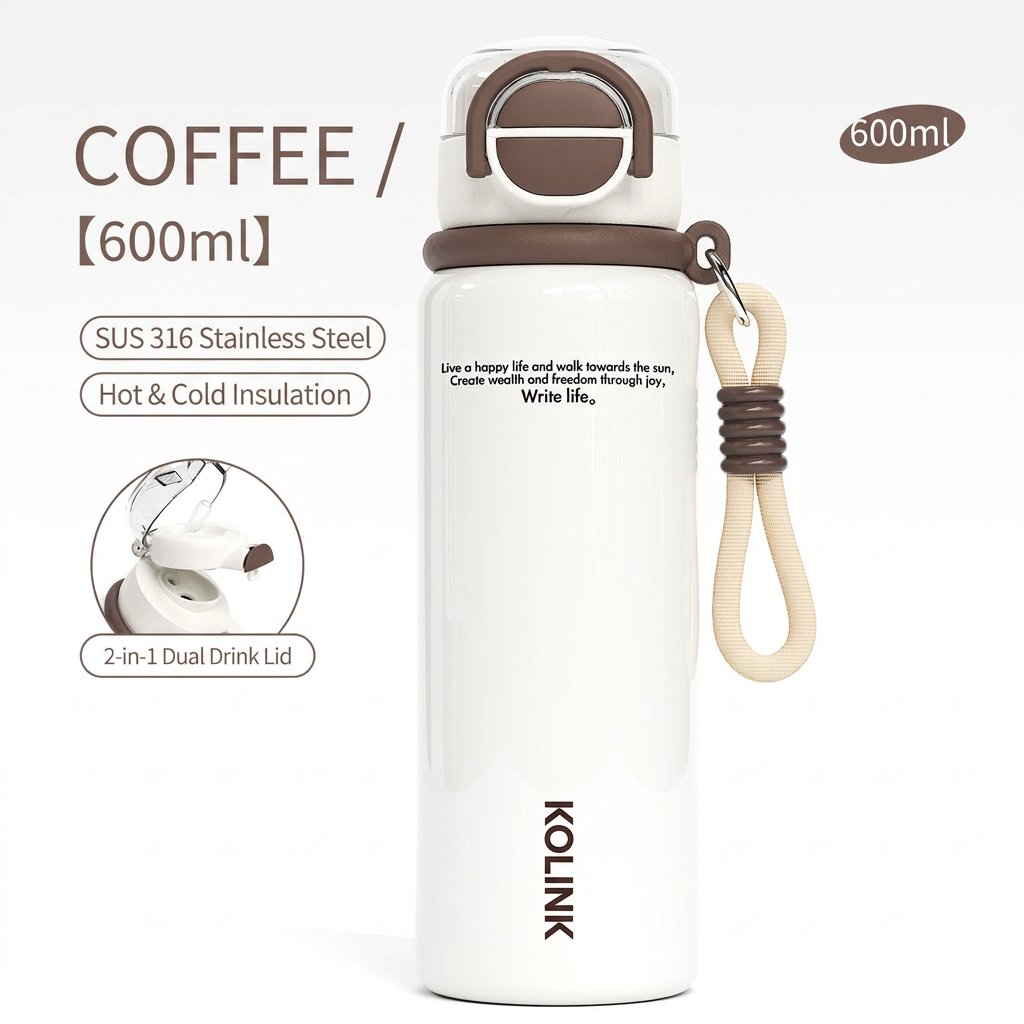Coffee Insulated Water Bottle