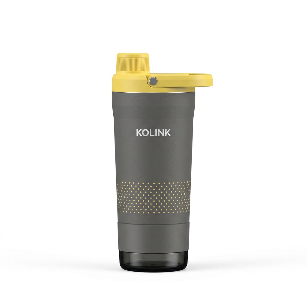 KOLINK Charcoal Grey Shaker Bottle