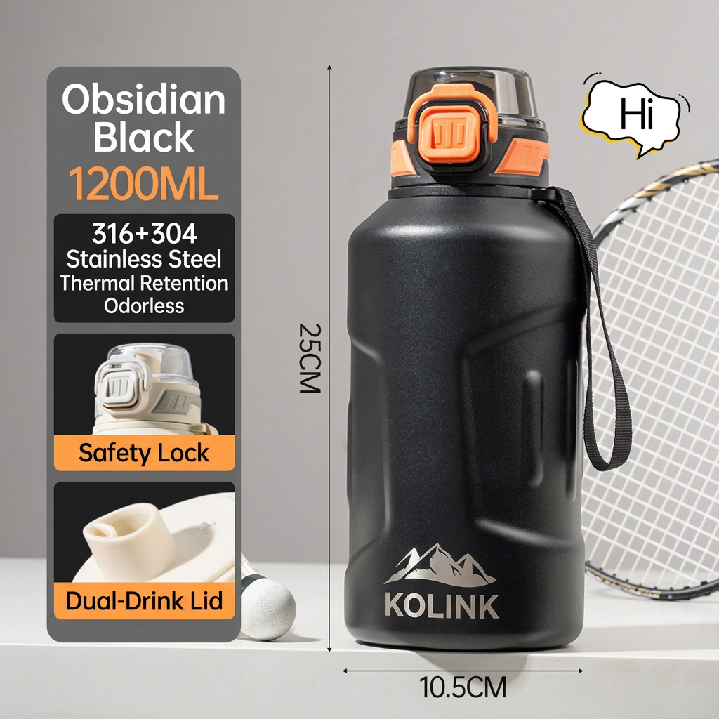 KOLINK Obsidian Black 1200ML