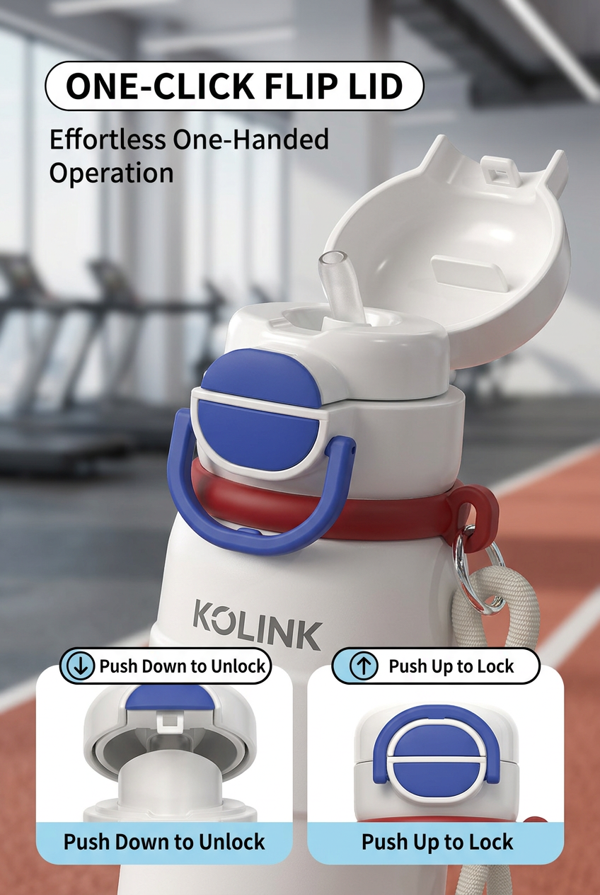 KOLINK One-Click Flip Lid