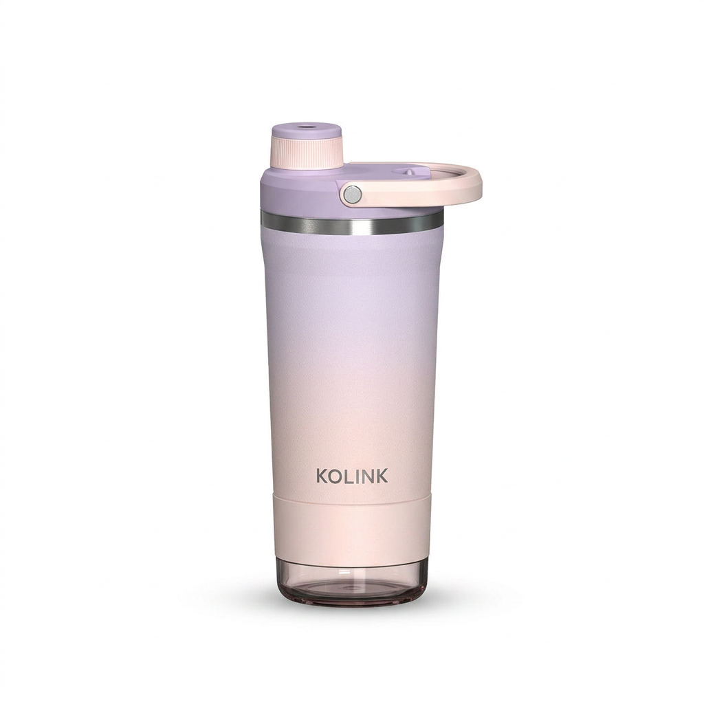 KOLINK Pastel Lavender Shaker Bottle
