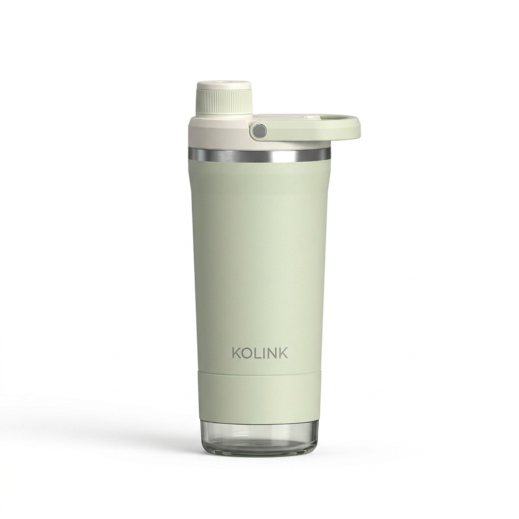 KOLINK Pastel Pistachio Green Shaker Bottle