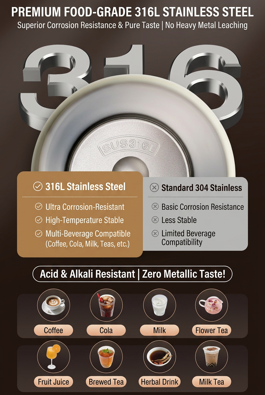 KOLINK Premium 316L Stainless Steel Full Infographic