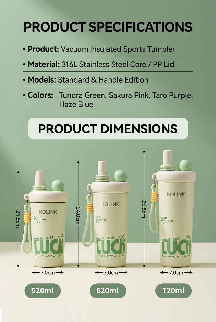 KOLINK Product Specifications & 3 Sizes Comparison
