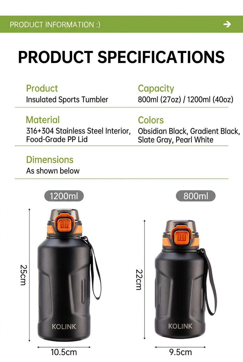 KOLINK Product Specifications
